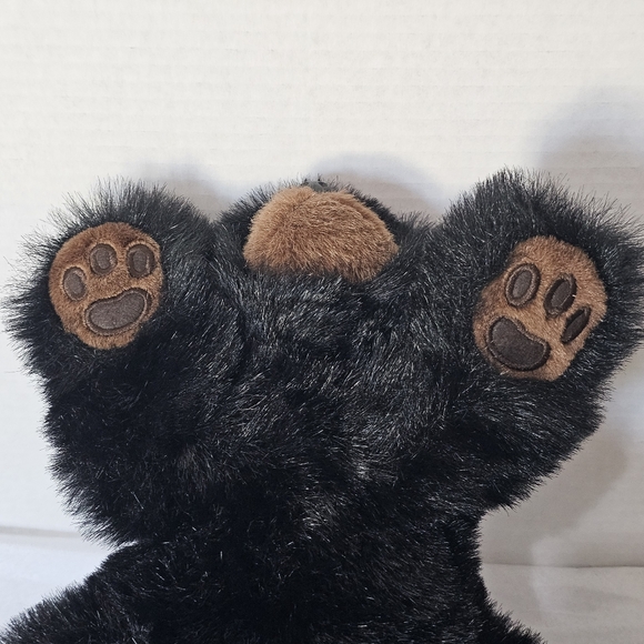 TY Baby Paws Brown Black Bear 12" Plush Stuffed Animal Vintage 👀 - Picture 6 of 15
